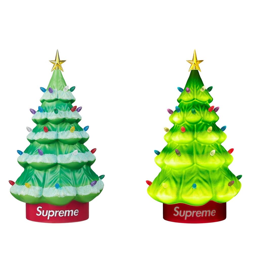 Size 15" • Supreme Holiday Tree • Hand Painted • Blow Mold • Cross-Posted • Firm